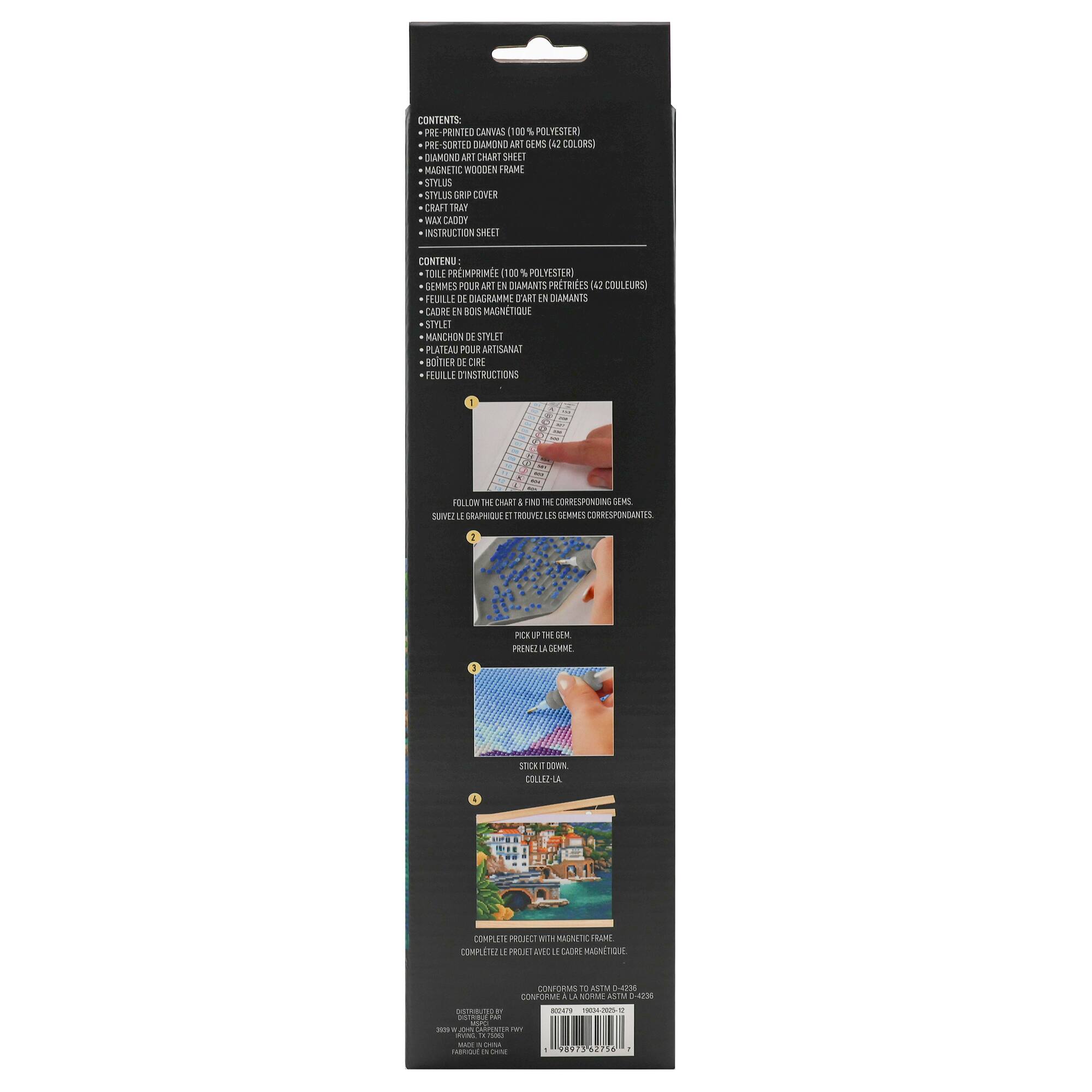 11" x 14" Lemon Coast Diamond Art Kit by Make Market®